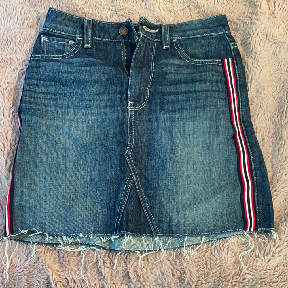 Dark denim Hollister skirt